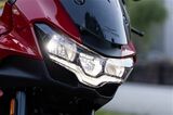 モト・グッツィ「V100マンデッロ」のディテール（写真：三木宏章）