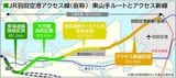 JR羽田空港アクセス線の概略図（記者作成）