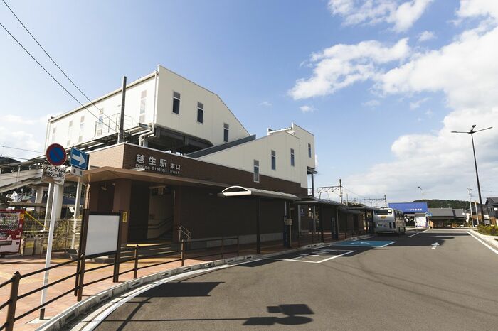 2019年に完成した越生駅東口