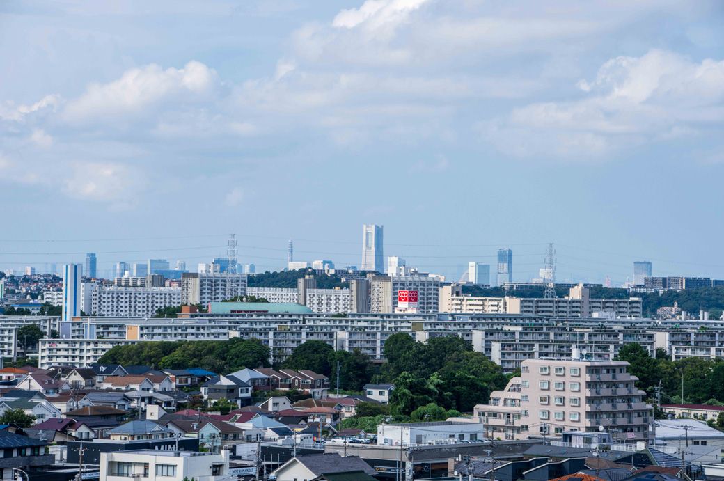 洋光台駅周辺の遠景