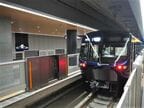 新横浜駅に入線した試運転列車