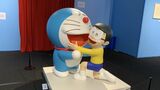 ドラえもんとのび太像