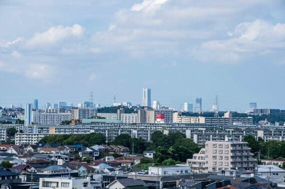 洋光台駅周辺の遠景