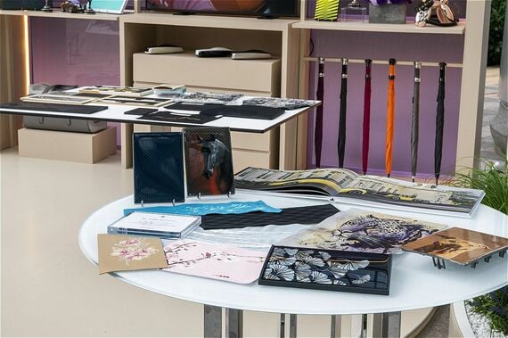 フェリス氏が説明するために用意されたテーブル