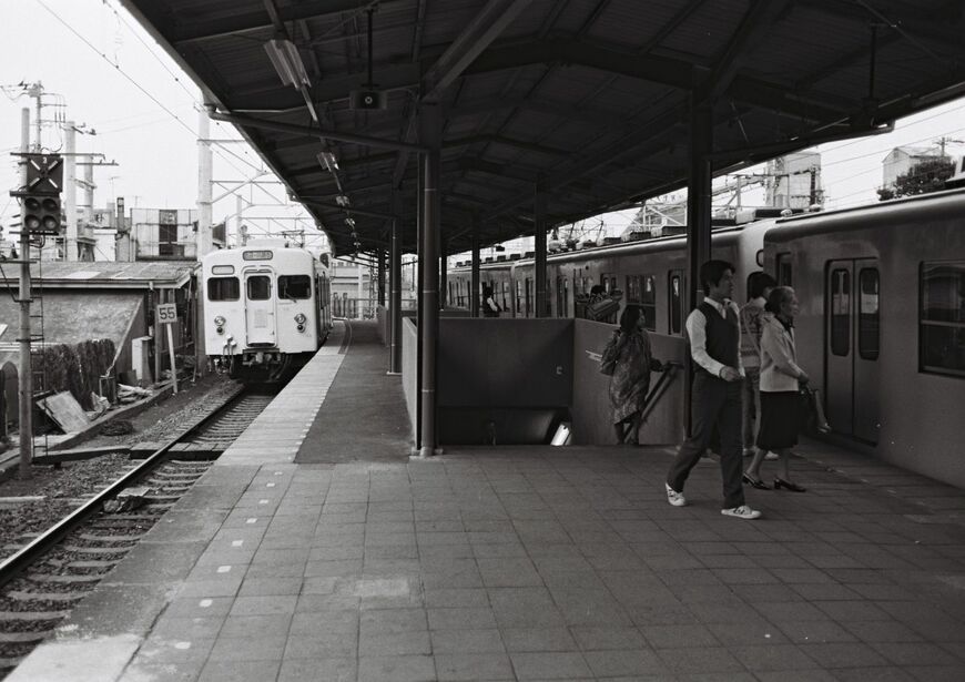1979年11月当時の北池袋駅ホーム（写真：東武博物館）