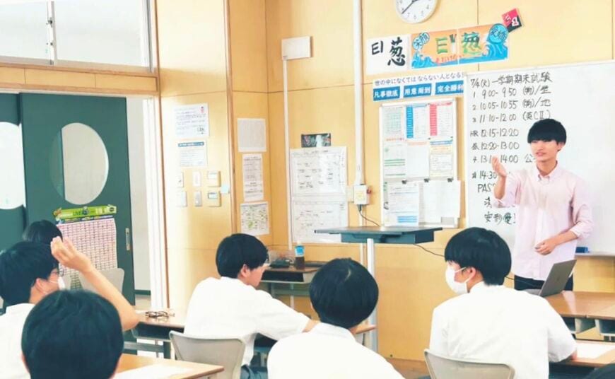 教育に関する活動中の写真（写真：清野さん提供）