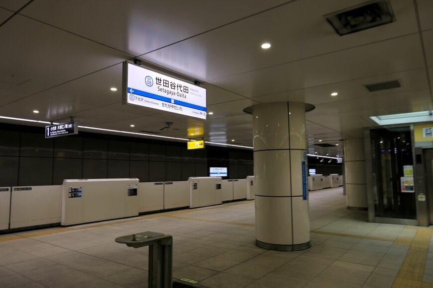 世田谷代田駅　ホーム