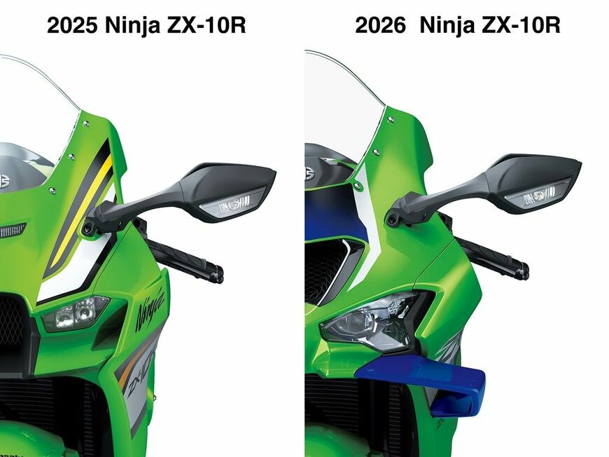 カワサキの新型「ニンジャZX-10R/ZX-10RR」（写真：カワサキモータースジャパン）