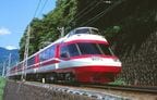 箱根登山線内を走るHiSE