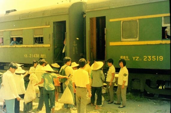 中国 1980年代 ローカル列車