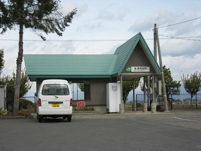 只見線の会津高田駅（JR化後の姿）
