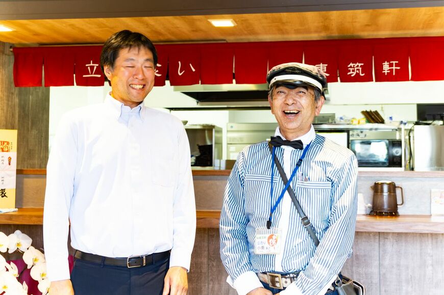 小南英之さんと山内裕太社長