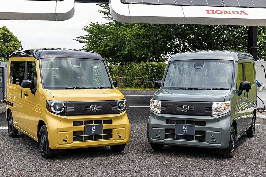 ホンダ新型軽商用EV「N-VAN e:」のディテール（写真：三木宏章）
