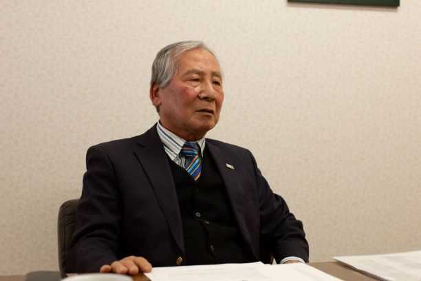 長年「道の駅」の準備を進めてきた茅ヶ崎市観光協会の田中賢三顧問（筆者撮影）