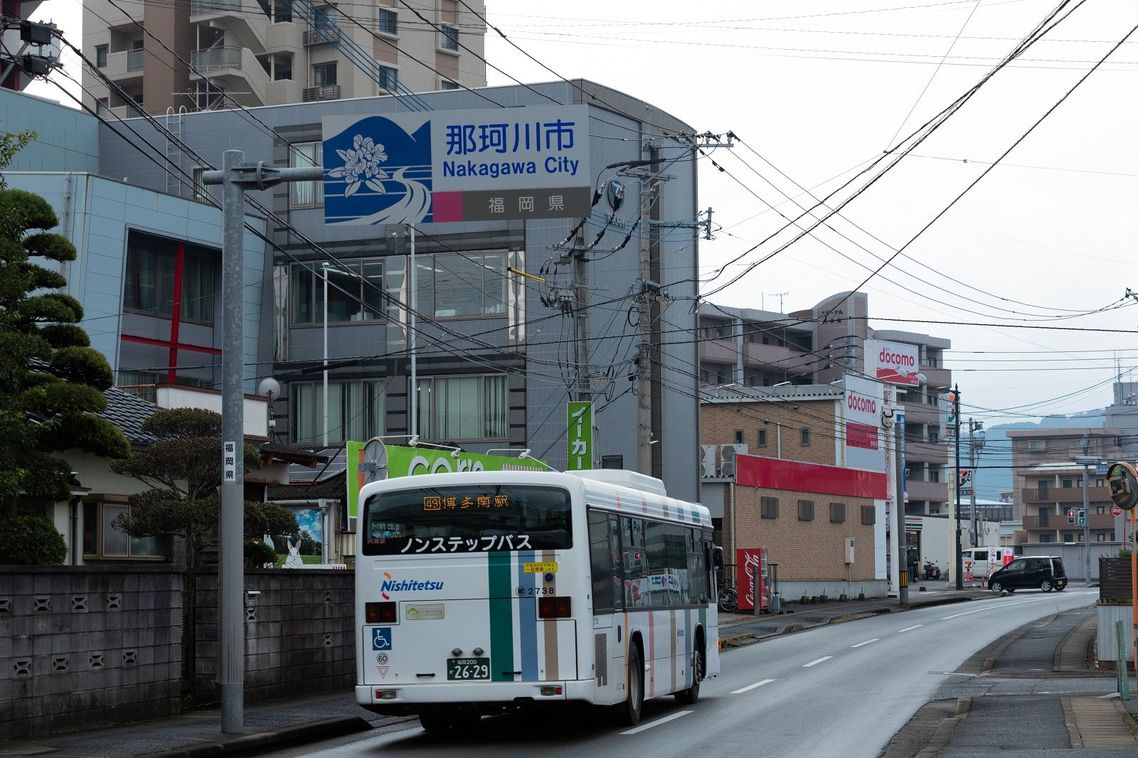 博多南駅周辺には西鉄の路線バスが運行