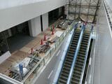 工事中の下北沢駅＝2016年6月（記者撮影）
