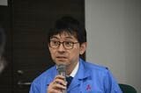 プリズモの開発を担当したGXセグメントモビリティエンジニアリング部の田代太郎主席プロジェクト統括（記者撮影）