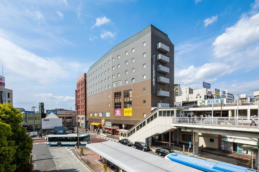 JR津田沼駅直結の『JR東日本ホテルメッツ津田沼』（写真：ホテルメッツ提供） 