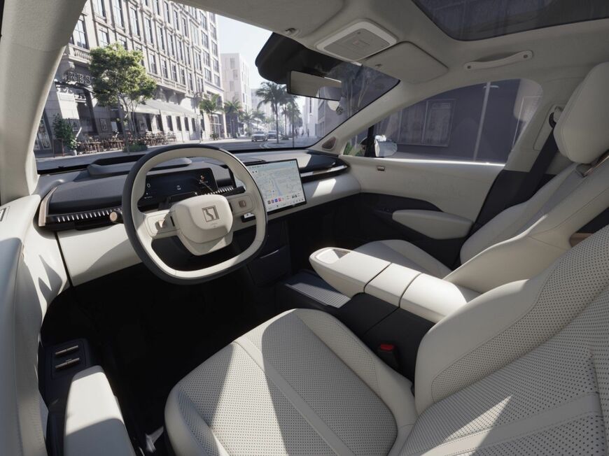 日本投入を予定する「X」の内装。ZEEKRの内装デザインはレクサスから学んだという（写真：ZEEKR）