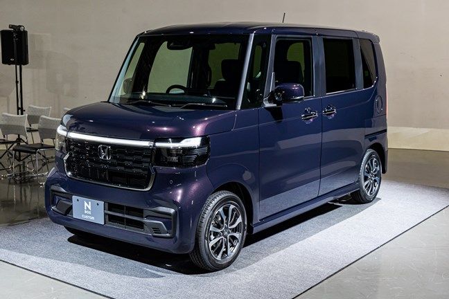 新型N-BOX/N-BOXカスタムのディテール（東洋経済オンライン編集部撮影）