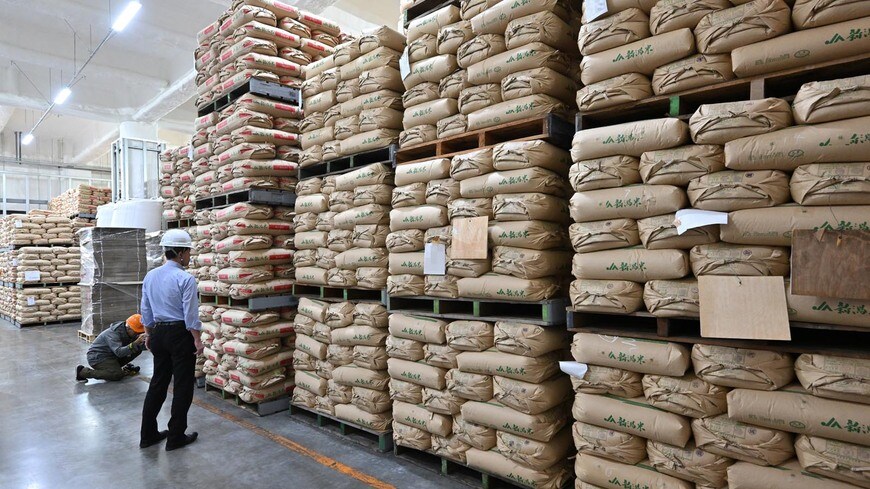 農林水産省は備蓄米の事業者への売り渡しについて、入札方式を中止し、「随意契約」に切り替えた（撮影：風間仁一郎）