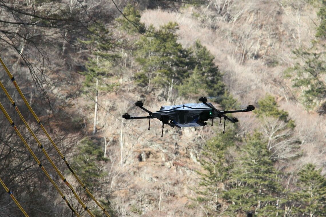 ドローン物流もすべてデータ管理される（写真：ゼンリン）