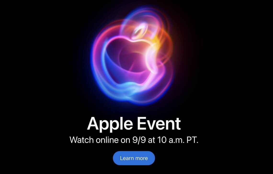 注目のイベントは太平洋標準時間9月9日10時（日本時間9月10日2時）より世界へ向けて配信される（提供：アップル）