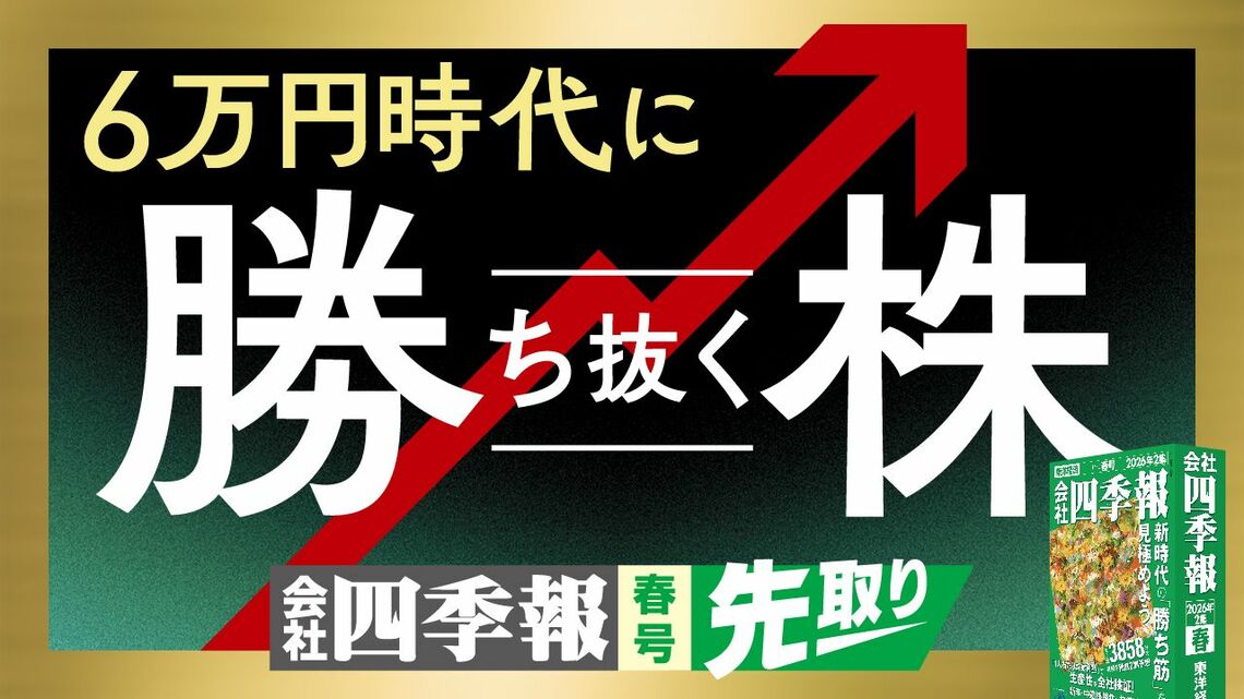 『6万円時代に勝ち抜く株』特集バナー