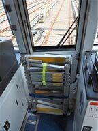 乗務員室にある非常用のはしご