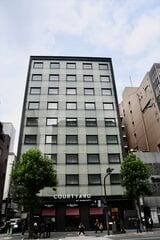 「コートヤード・バイ・マリオット京都四条烏丸」の外観（記者撮影）