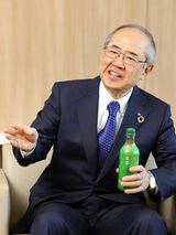 2022年、磯崎会長CEOはファンケルについて「そもそも出資自体が目的ではない。今後についていろいろ考えないといけない」と語っていた（撮影：尾形文繁）