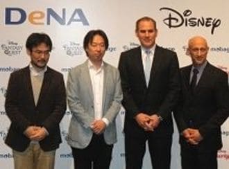 DeNAとディズニー・ジャパンが事業提携