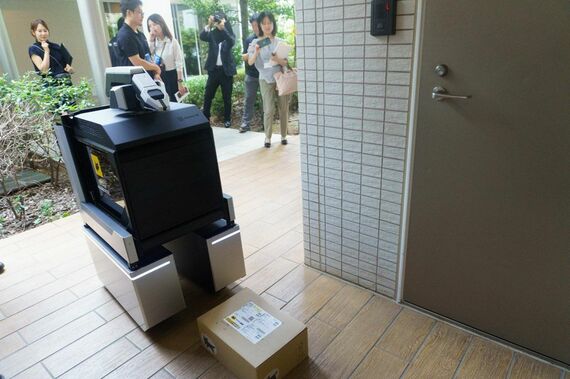 ロボットによる置き配