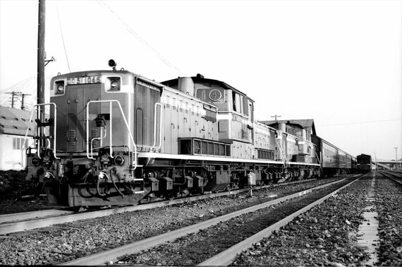 DD51重連急行ニセコ 倶知安