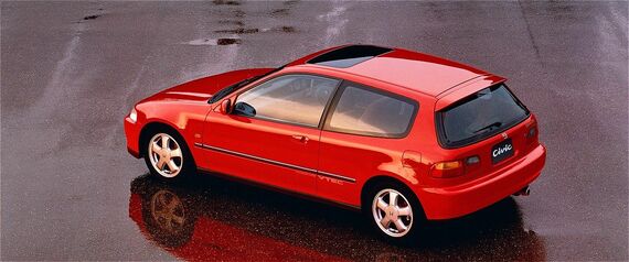 EG型シビック SiR Ⅱのリアビュー