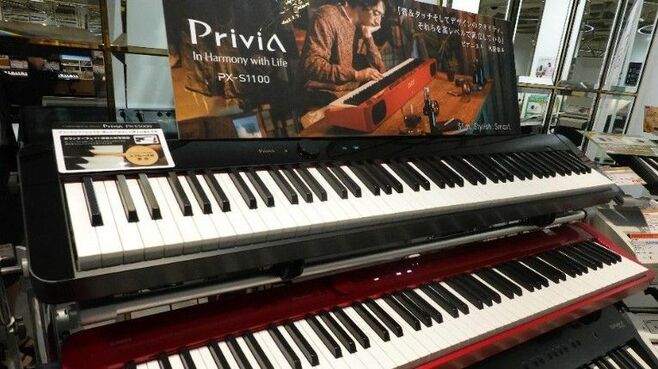 ｢電子ピアノ｣の売れ筋が特需を経てさらに変化