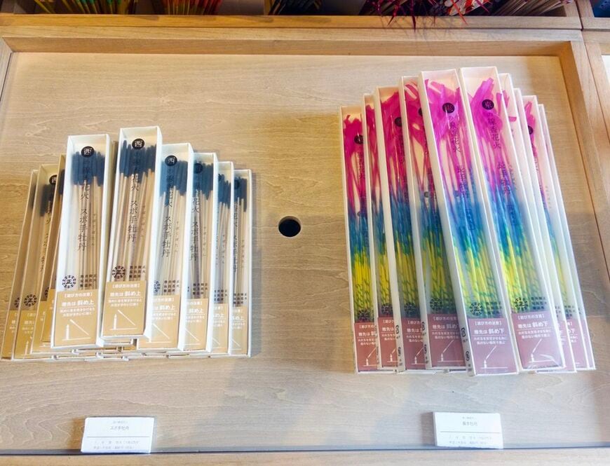 左がスボ手牡丹、右が長手牡丹（写真：筆者撮影）