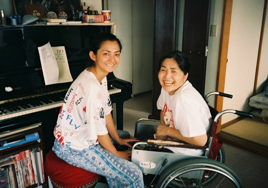 母親と町さん（写真：町さん提供）