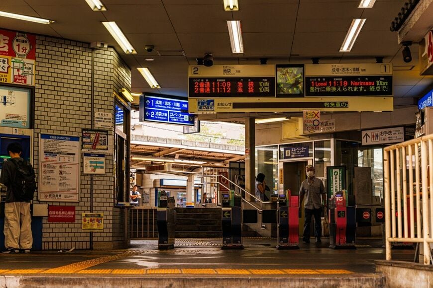 東武東上線　大山駅　南改札口