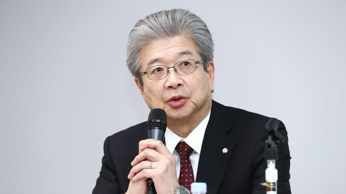 アストラゼネカとの提携深化を選んだ第一三共の眞鍋淳CEO（写真は2019年3月、撮影：尾形文繁）