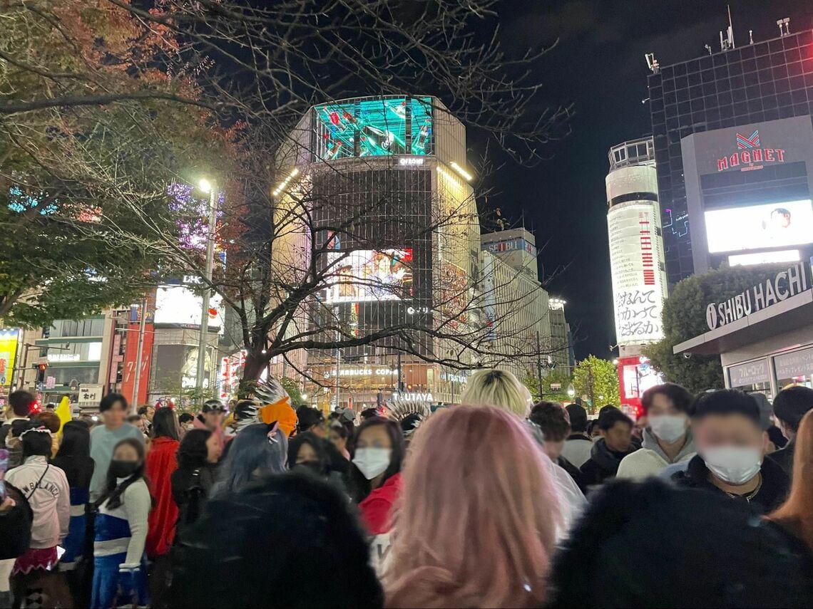 数年前の渋谷ハロウィンの様子