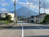 立派な富士山の姿（筆者撮影）