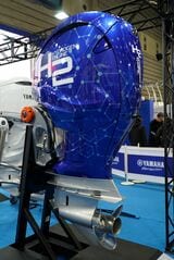 ヤマハ発動機のジャパンインターナショナルボートショー2026での展示内容（写真：筆者撮影）