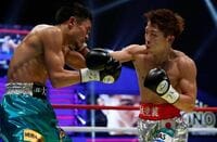 ボクシング､井上がTKO勝ちで4回目の防衛 八重樫もV2
