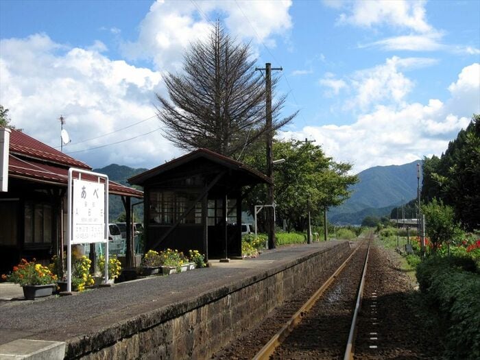若桜鉄道の安部駅