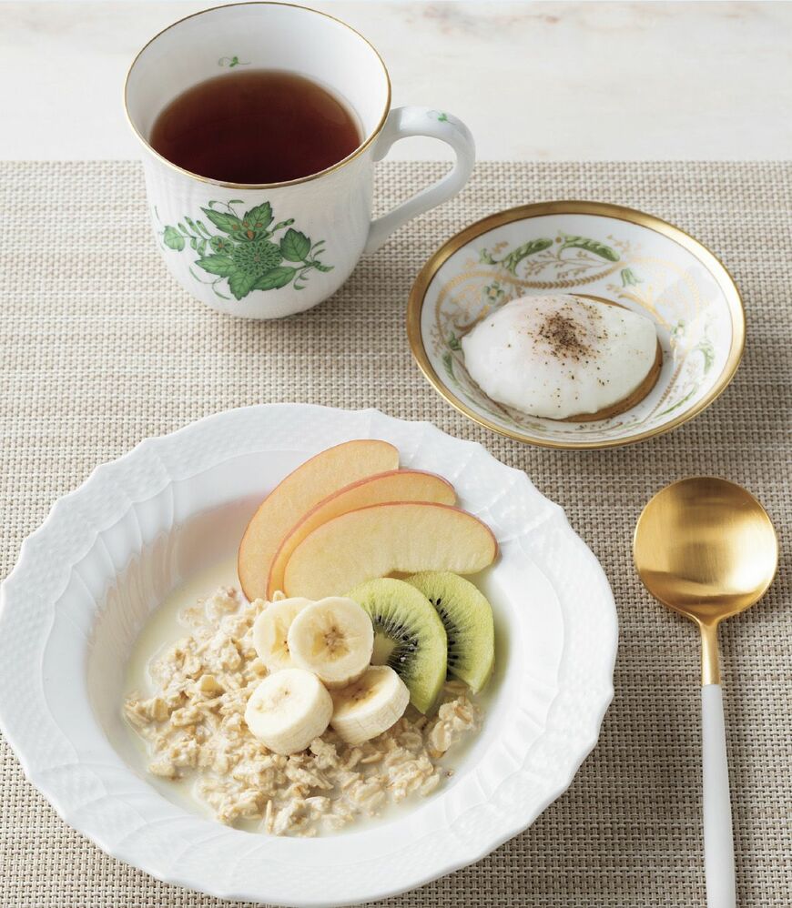 朝ごはんの様子