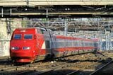 フランス国鉄のTGV-Rと同型の旧「タリスPBA」型は新型車両「ユーロスター・セレスティア」による置き換えの対象だ（撮影：橋爪智之）