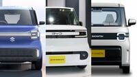 【生活の足､BEVとHEVどっち】スズキ｢ビジョンe-スカイ｣､BYD｢ラッコ｣､ダイハツ｢K-ビジョン｣､軽自動車の次世代パワートレインの行方