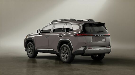 RAV4 アドベンチャーのリアビュー