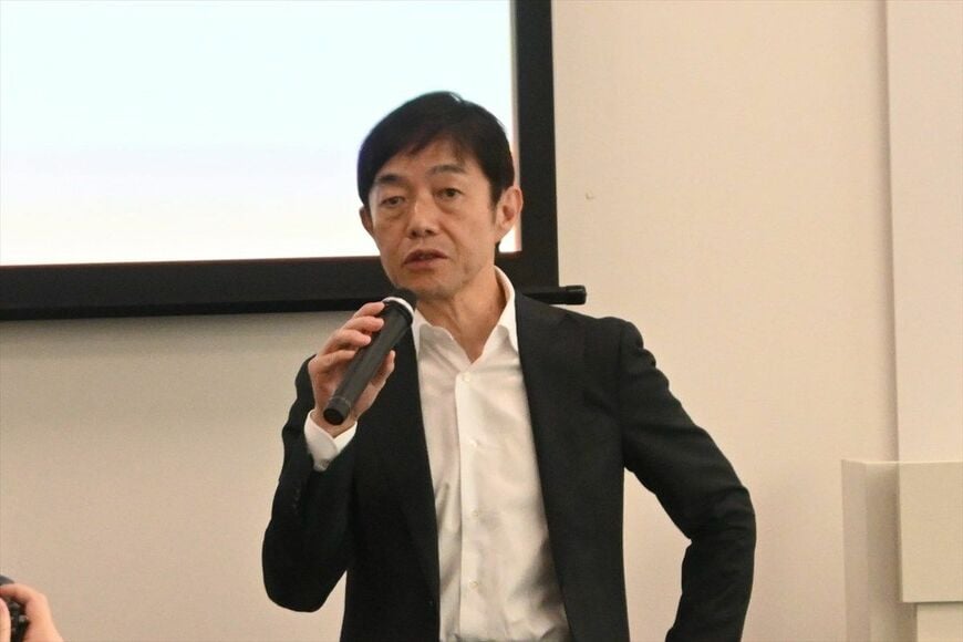 日産自動車 第一製品開発本部 執行職の山口一之氏（筆者撮影）